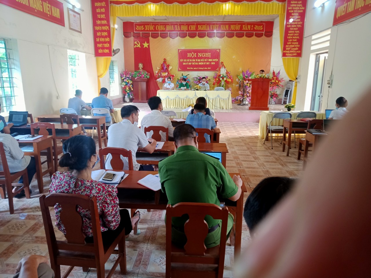 Tổ Đại biểu số 7 tiếp xúc cử tri sau Kỳ họp thứ hai: Nhiệm kỳ 2021 – 2026 tại xã Vĩnh Hảo