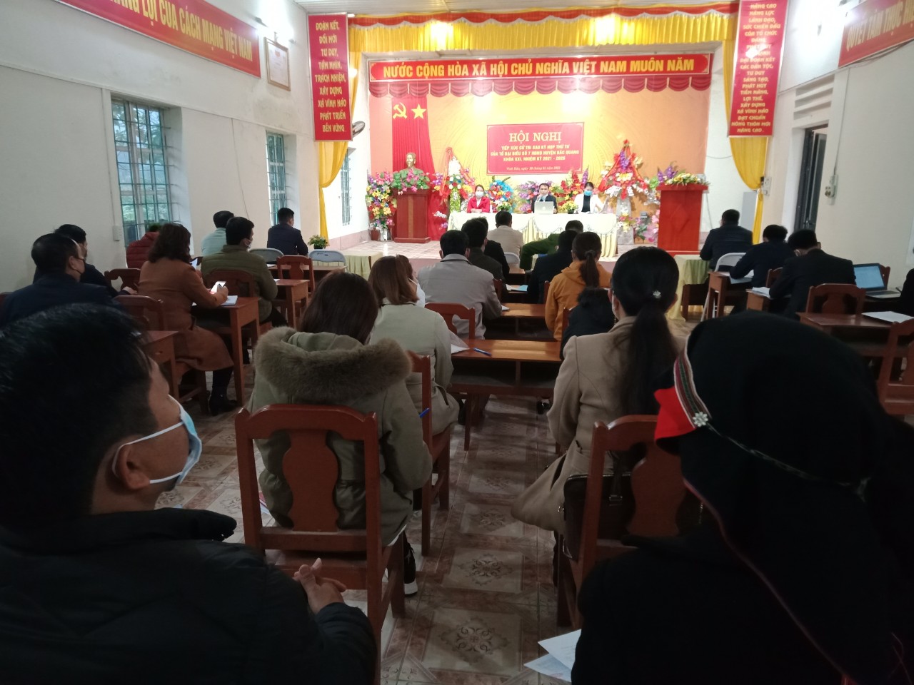 Hội nghị tiếp xúc cử tri sau Kỳ họp thứ 4 HĐND huyện Bắc Quang khóa XXI, nhiệm kỳ 2021-2026 tiếp xúc cử tri  tại xã Vĩnh Hảo