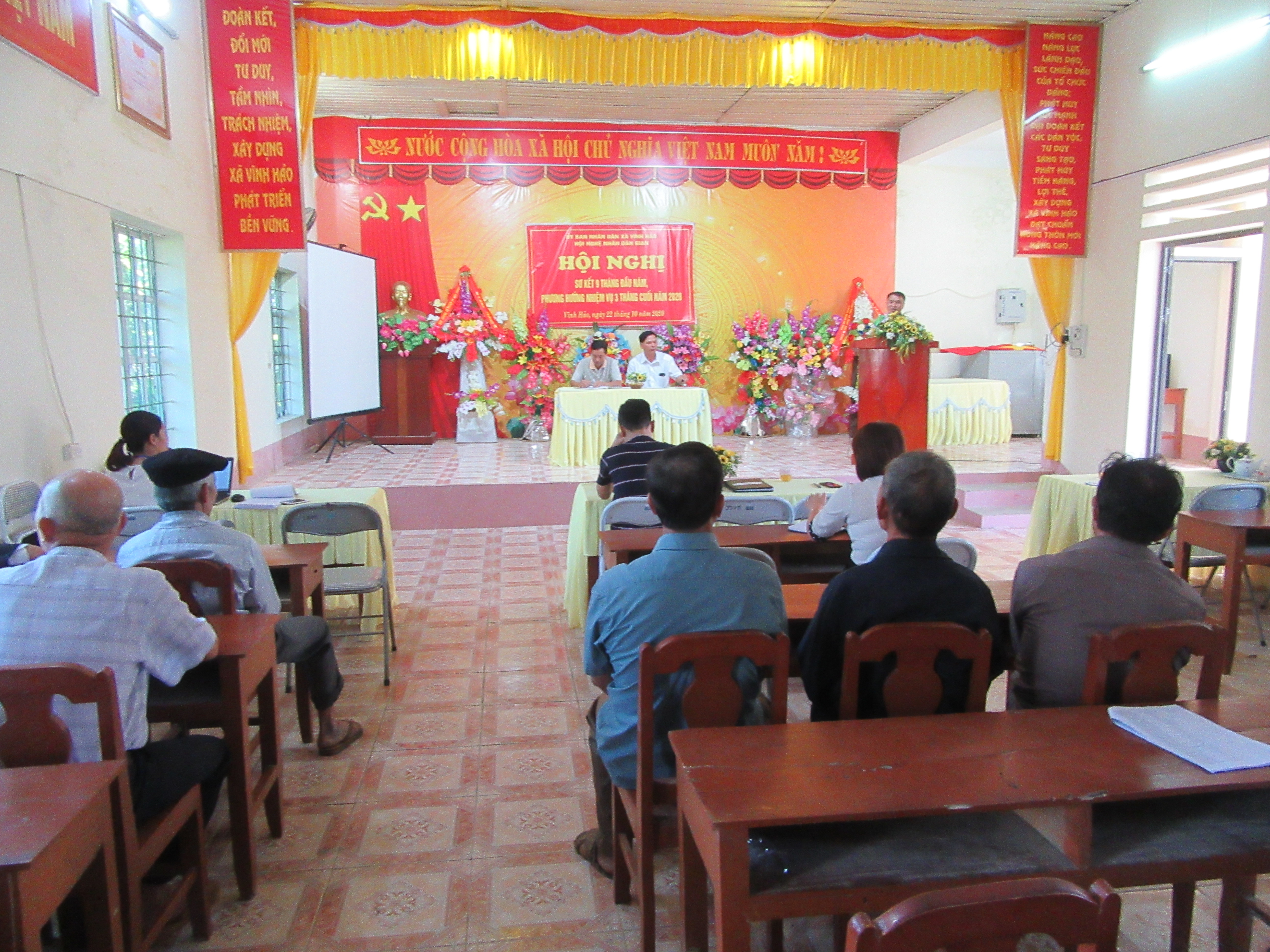 Hội nghệ nhân dân gian xã Vĩnh Hảo tổ chức sơ kết 9 tháng đầu năm 2020